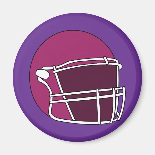 Fußballhelm Magnet (Vorne)