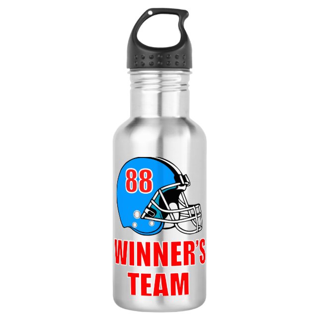 Fußballhelm Trinkflasche (Vorderseite)
