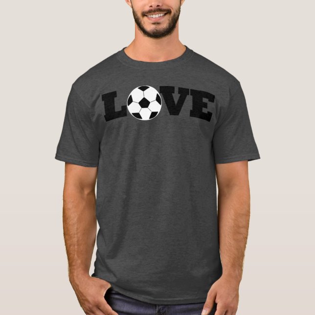 Fußballjunge LOVE T-Shirt (Vorderseite)
