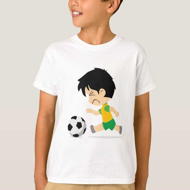 Fußballjunge T-Shirt (Vorderseite)