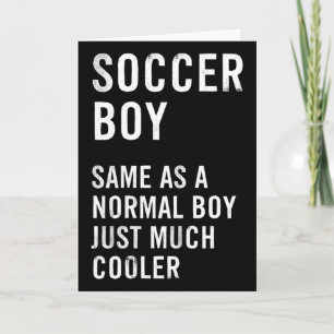 Fußballjungen-Definition Lustig  Karte