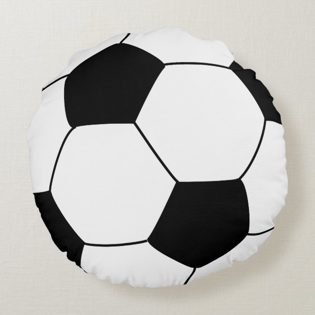 Fußballkissen Rundes Kissen (Rückseite)