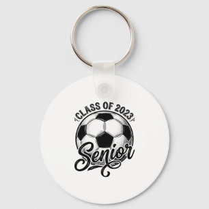 Fußballklasse der Abschlussklasse 2023 Vintage-Abs Schlüsselanhänger