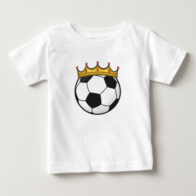 Fußballkönigin Baby T-shirt (Vorderseite)