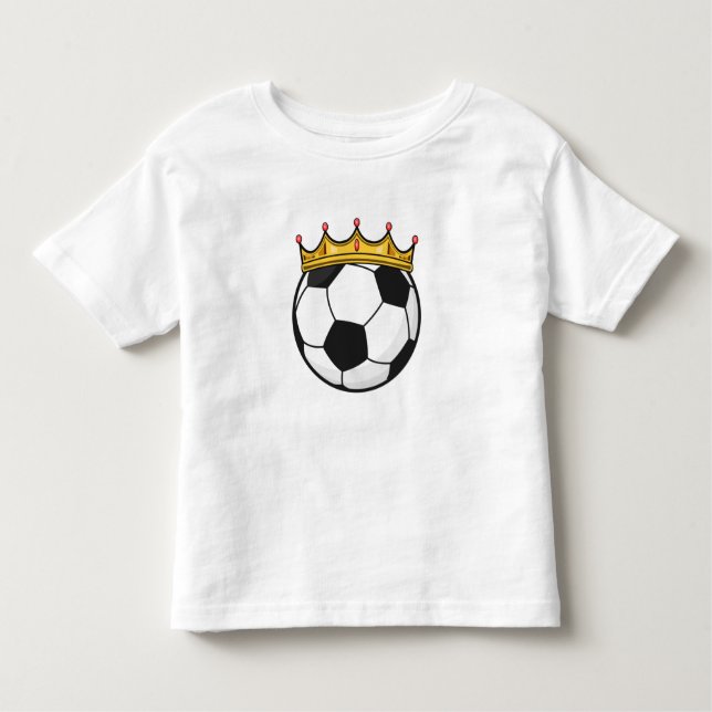 Fußballkönigin Kleinkind T-shirt (Vorderseite)