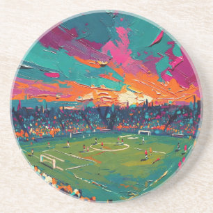 Fußballkunst (#1) getränkeuntersetzer