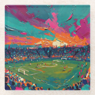 Fußballkunst (#1) glasuntersetzer