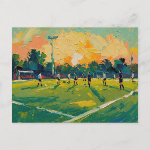 Fußballkunst (#2) postkarte