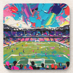 Fußballkunst (#3) getränkeuntersetzer