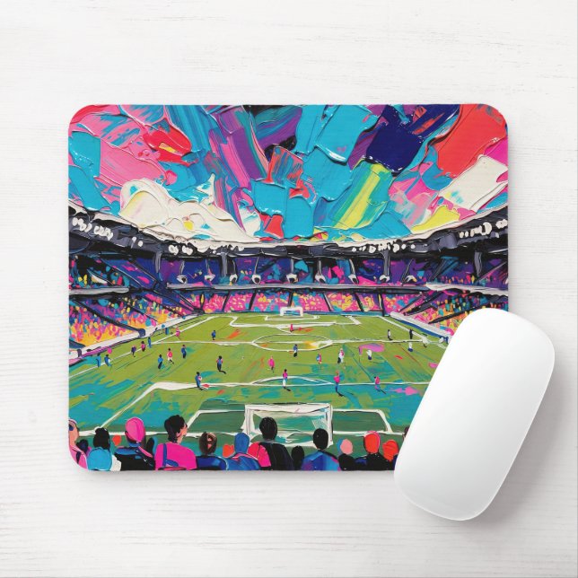 Fußballkunst (#3) mousepad (Mit Mouse)