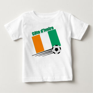 Fußballmannschaft der Elfenbeinküste Baby T-shirt
