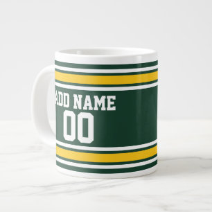 Fußballmannschaft Fußball Jersey Individuelle Na Jumbo-Tasse