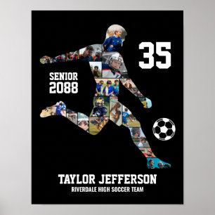 Fußballmannschaft Sportarten Benutzerdefinierte Fo Poster