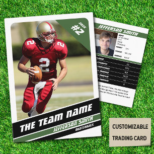 Fußballmannschaft Trading Card Sport Geschenke Ide Telefonnummerkarte