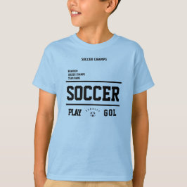Fußballmarken personalisierte Spielerteam-Kids Him T-Shirt