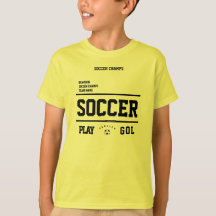 Fußballmarken personalisierte Spielerteam-Kinder g