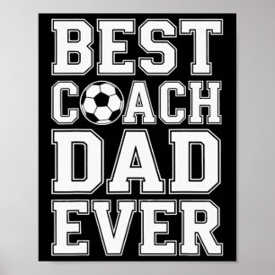 Fußballmeister Bester Trainer Dad Ever Athletik Me Poster