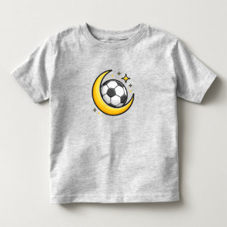 Fußballmond Kleinkind – Süßer Nachtfußball T-shirt