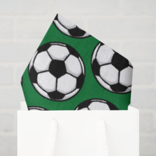 Fußballmuster Sport Kinder Bunt Lustig Seidenpapier