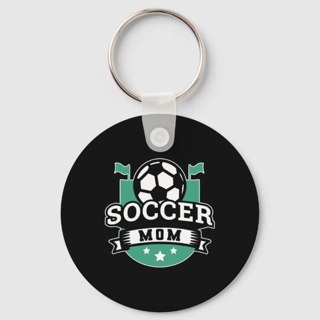 Fußballmutter _4  schlüsselanhänger (Vorderseite)