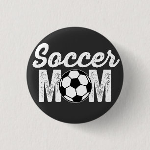 Fußballmutter Button