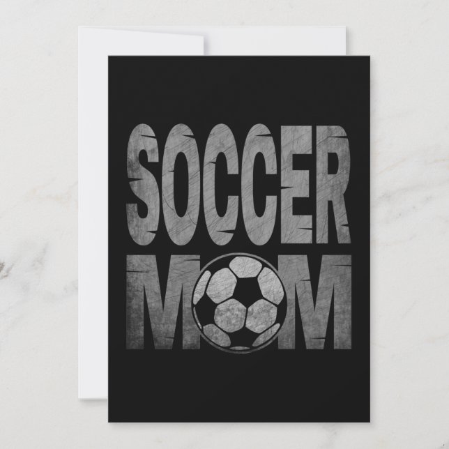 FUSSBALLMUTTER  EINLADUNG (Vorderseite)