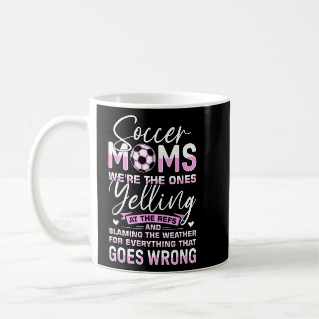 Fußballmutter Gameday Soccer Mama 3 Kaffeetasse (Links)