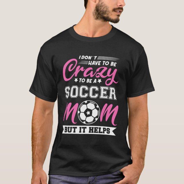 Fußballmutter Gameday Soccer Mama T-Shirt (Vorderseite)