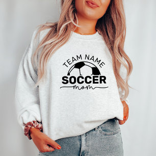 Fußballmutter individuell Team Aschgrau Sweatshirt