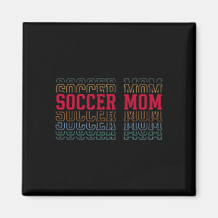 Fußballmutter Lustiger Schichttext Mutter Mama Coa Magnet