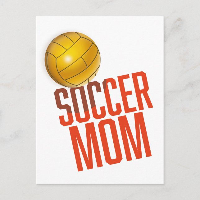Fußballmutter Postkarte (Vorderseite)