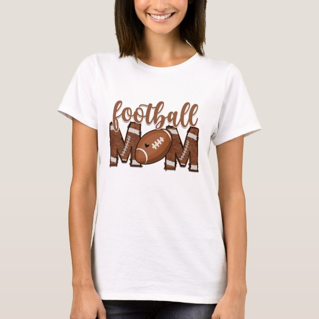 Fußballmutter  T-Shirt (Vorderseite)