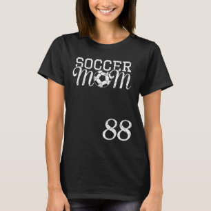 Fußballmutter-Trikotnummer 88 Lieblingsspieler #88 T-Shirt