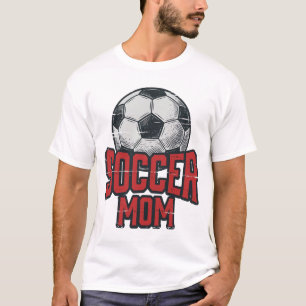 Fußballmutter Vintage Sports-Shirt-Design mit Dist T-Shirt