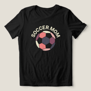 Fußballmutti Retro-Stil Tri-Blend Shirt
