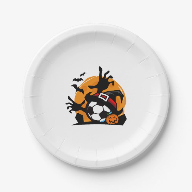 Fußballnacht Pappteller (Vorderseite)