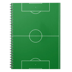 Fußballneigung (Campo di Calcio) Notizblock