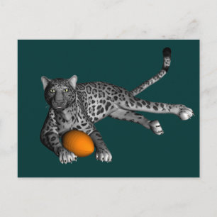 Fußballpanther Postkarte