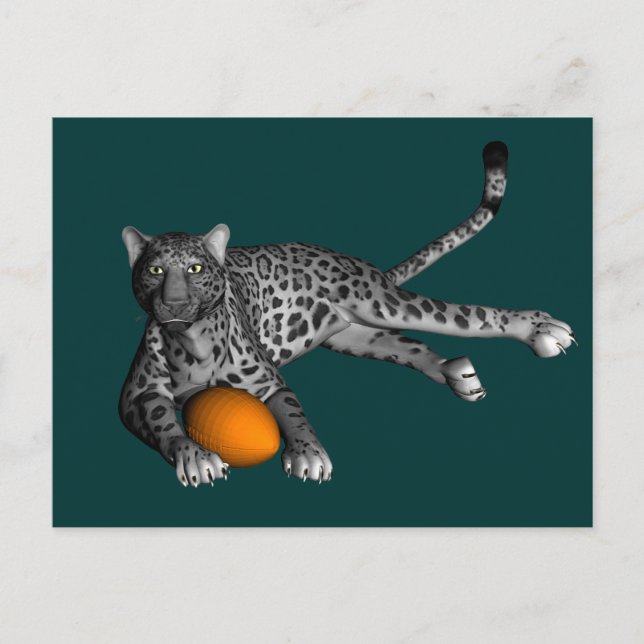 Fußballpanther Postkarte (Vorderseite)