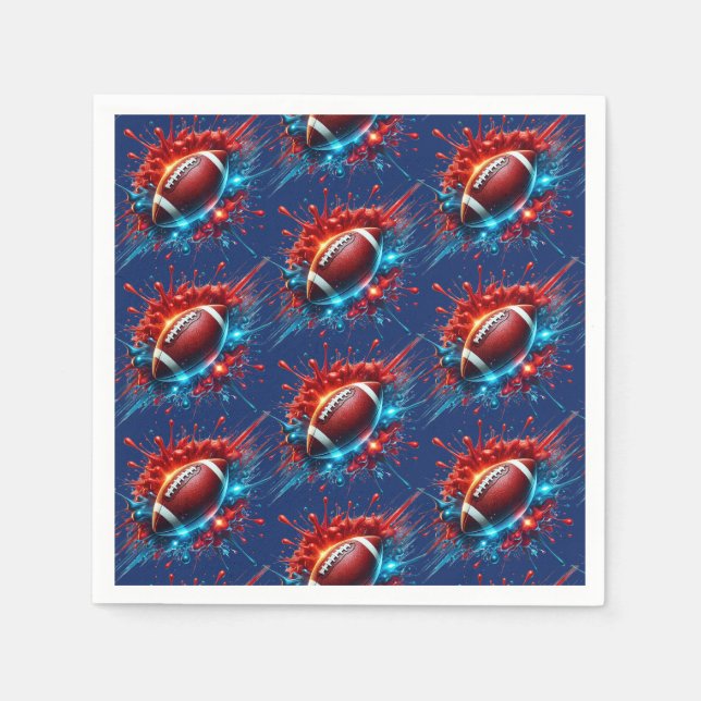 Fußballpapier  serviette (Vorderseite)