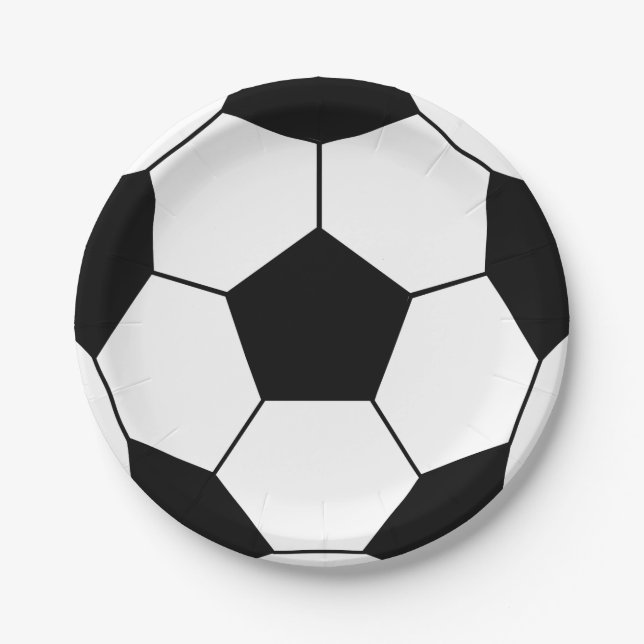 Fußballparty-Papierteller Pappteller (Vorderseite)