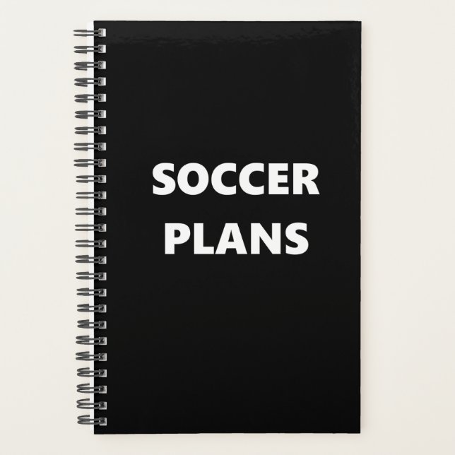 Fußballplaner Sportthema Fußball-Pläne Planer (Vorderseite)