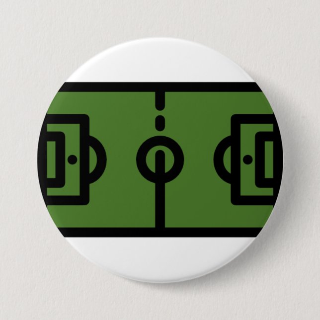 Fußballplatz Button (Vorderseite)