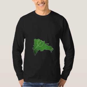 Fußballplatz Dominikanische Republik T-Shirt