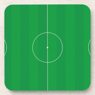 Fußballplatz - Futbol Getränkeuntersetzer