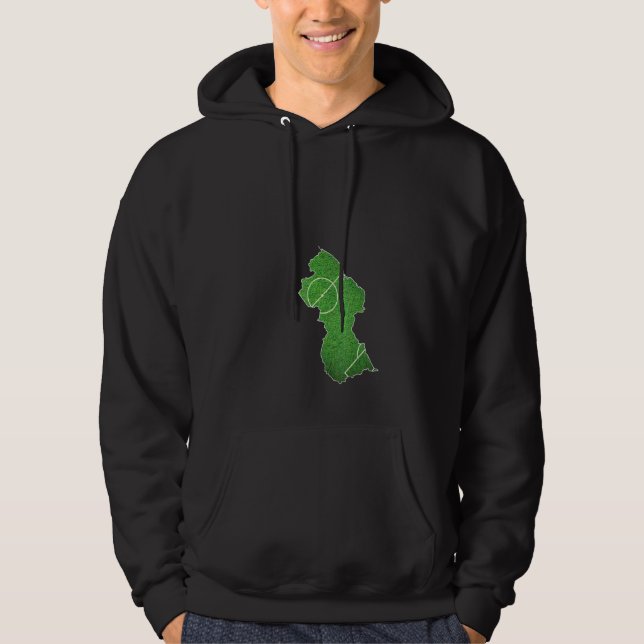 Fußballplatz Guyana Hoodie (Vorderseite)