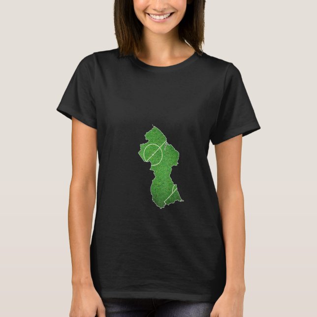 Fußballplatz Guyana T-Shirt (Vorderseite)