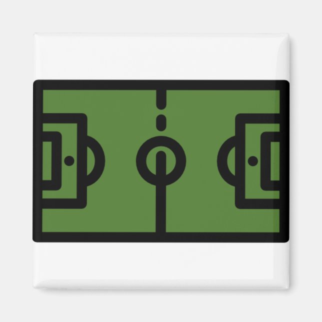 Fußballplatz Magnet (Vorne)