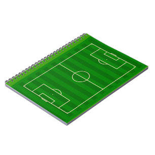 Fußballplatz Notizblock