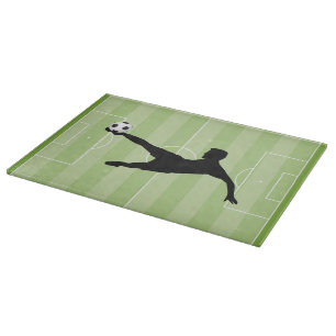 Fußballplatz Schneidebrett